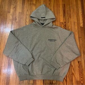 FEAR OF GOD ESSENTIALS FW24 HEATHER GREY HOODIE